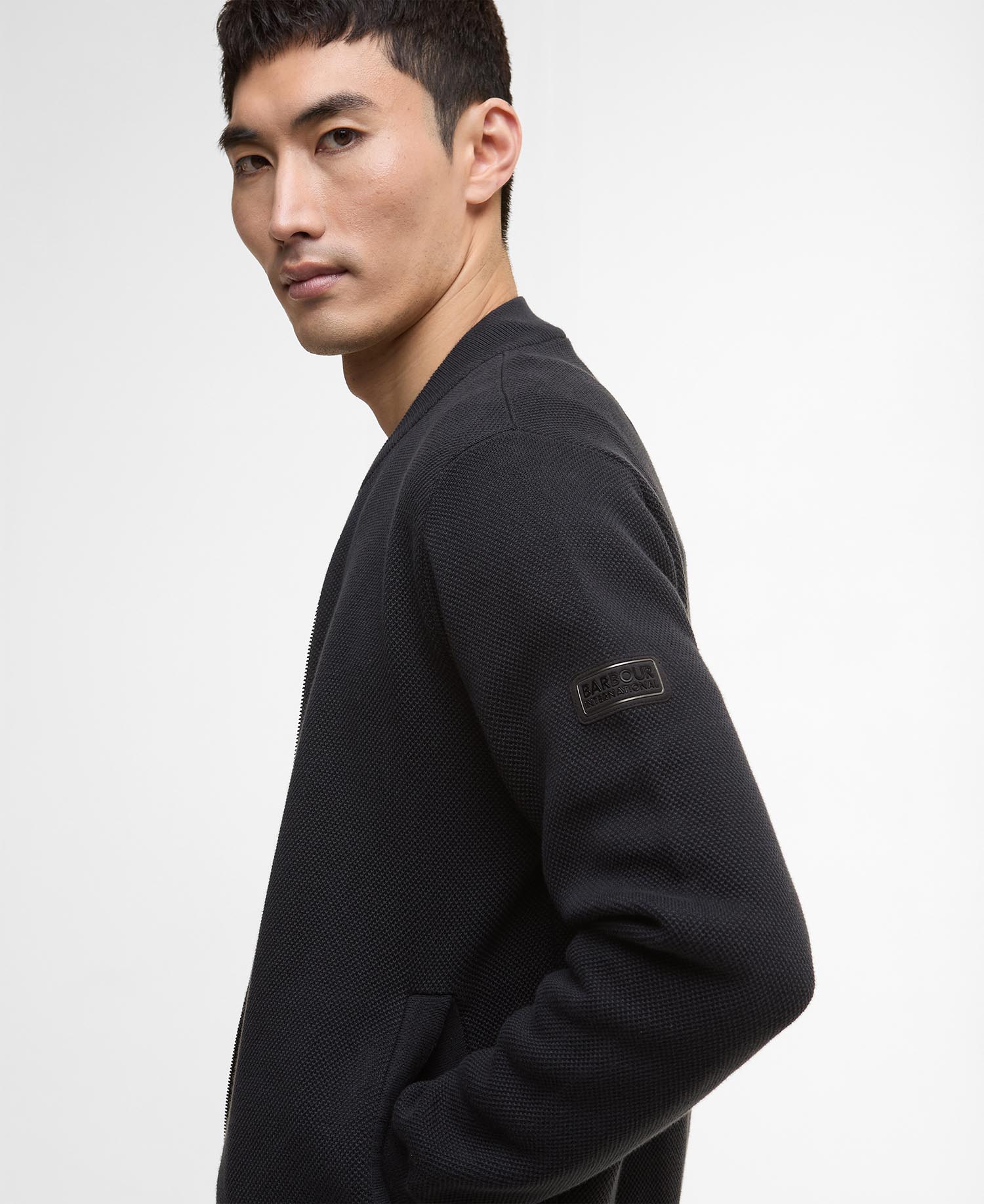 Patrick Bomber Zip Through Cardigan image number 4
