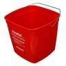 Impact, PuraPail, "Sanitzing", 6qt, Pail, Red