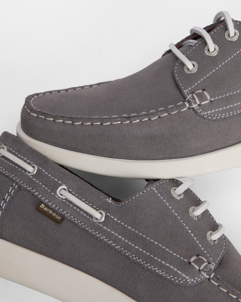 Armada Boat Shoes Grey Suede