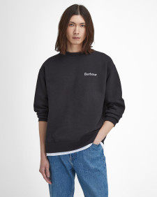 Felpa girocollo oversize in cotone spazzolato Nicholas 