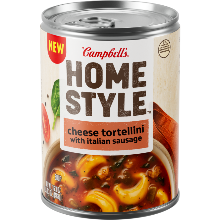 Homestyle Cheese Tortellini with Italian Sausage Soup