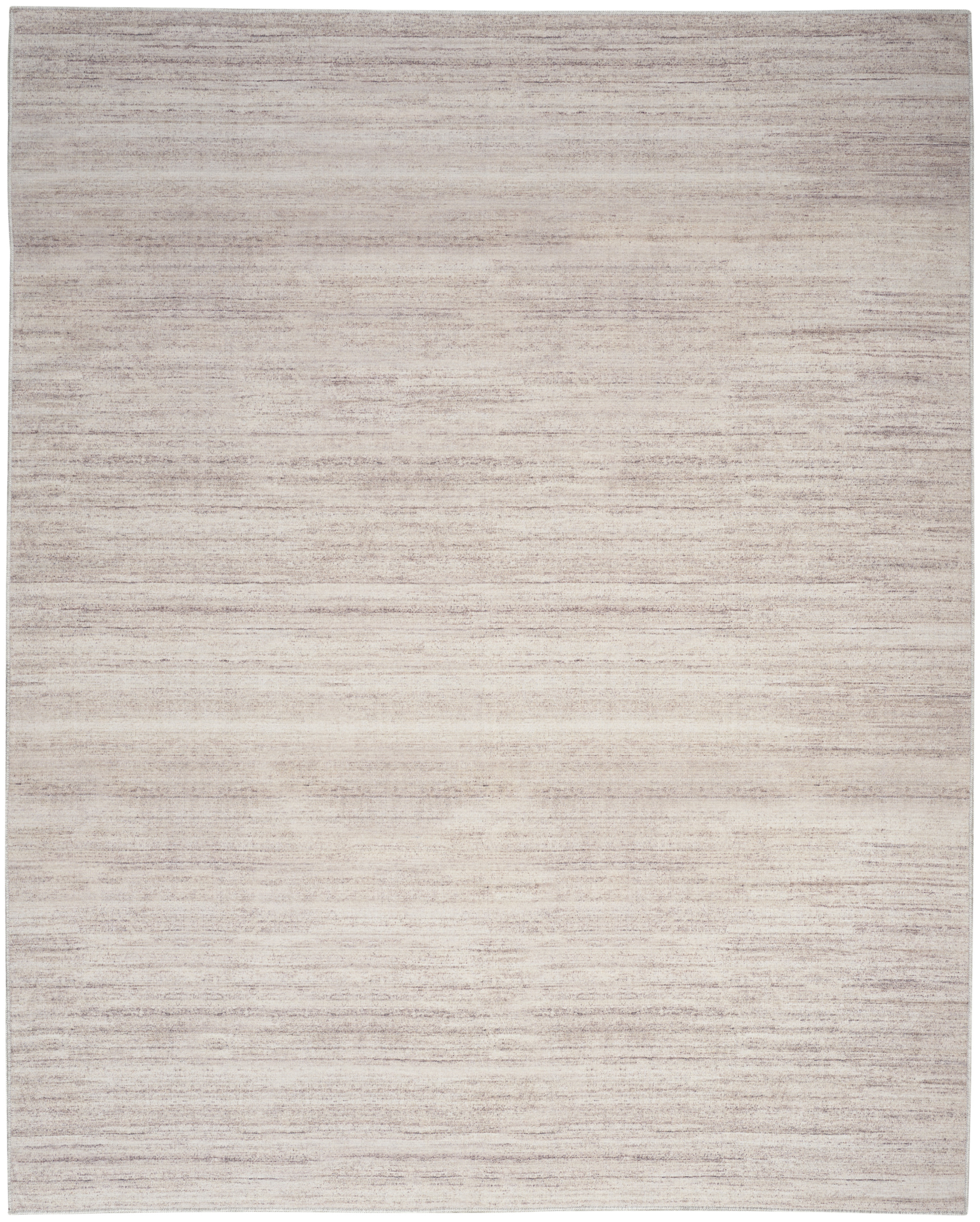 Nourison Washable Essentials 6' x 9' Ivory Mocha Modern Indoor Rug