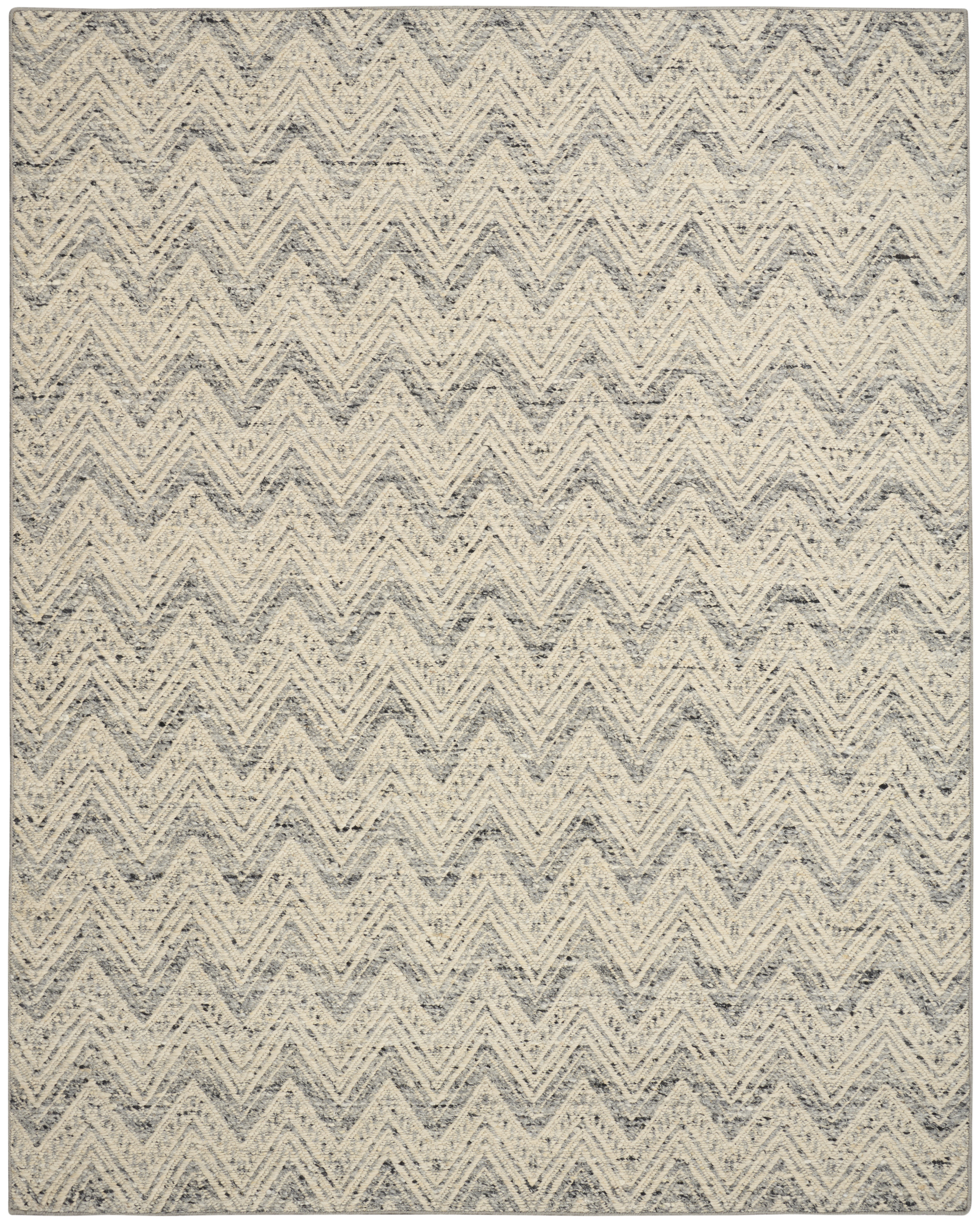 DKNY Pure Purl 7'9" x 9'9" Denim Ivory Modern Indoor Rug