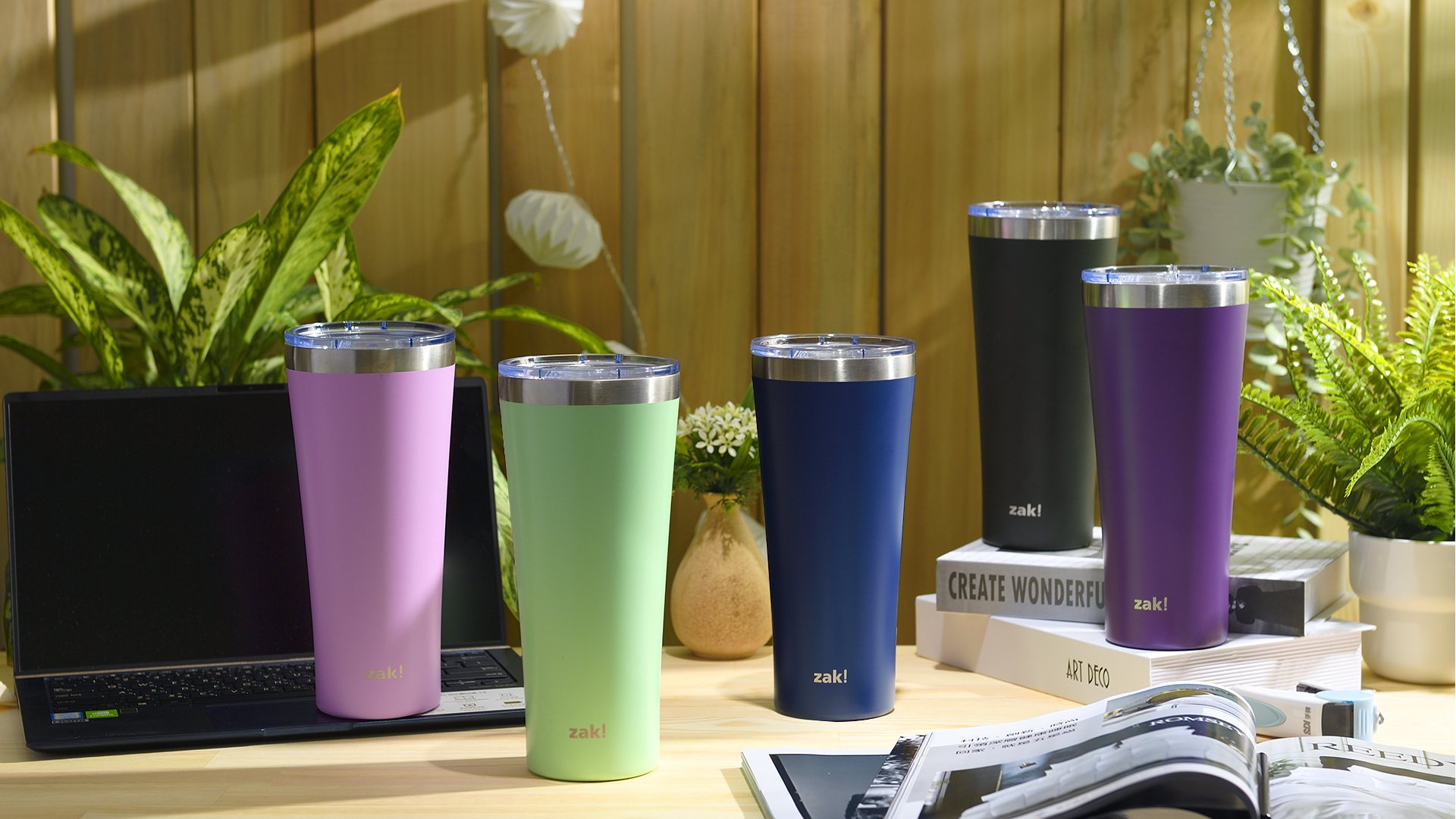 Alpine 30 ounce Stainless Steel Vacuum Insulated Tumbler with Straw, Viola slideshow image 9 Alpine 30 ounce Stainless Steel Vacuum Insulated Tumbler with Straw, Viola slideshow image 9