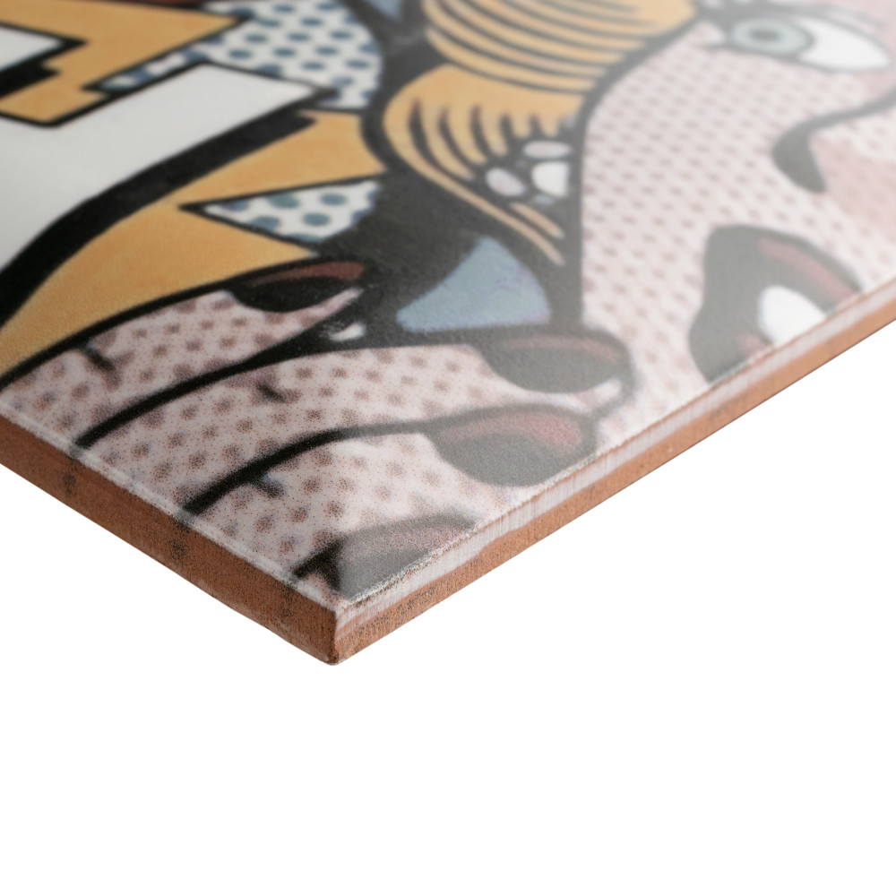 Bombato Decor York 5-7/8 in. x 5-7/8 in. Ceramic Wall Tile