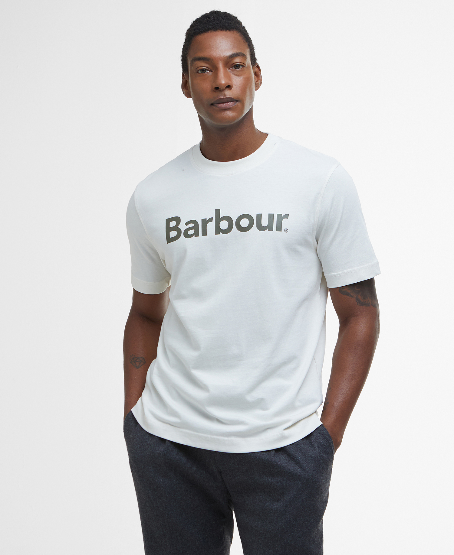 T-shirt comoda con logo image number 0