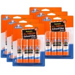 Elmer's&reg; Washable School Glue Sticks, All Purpose, 4 Per Pack, 6 Packs ELME542-6