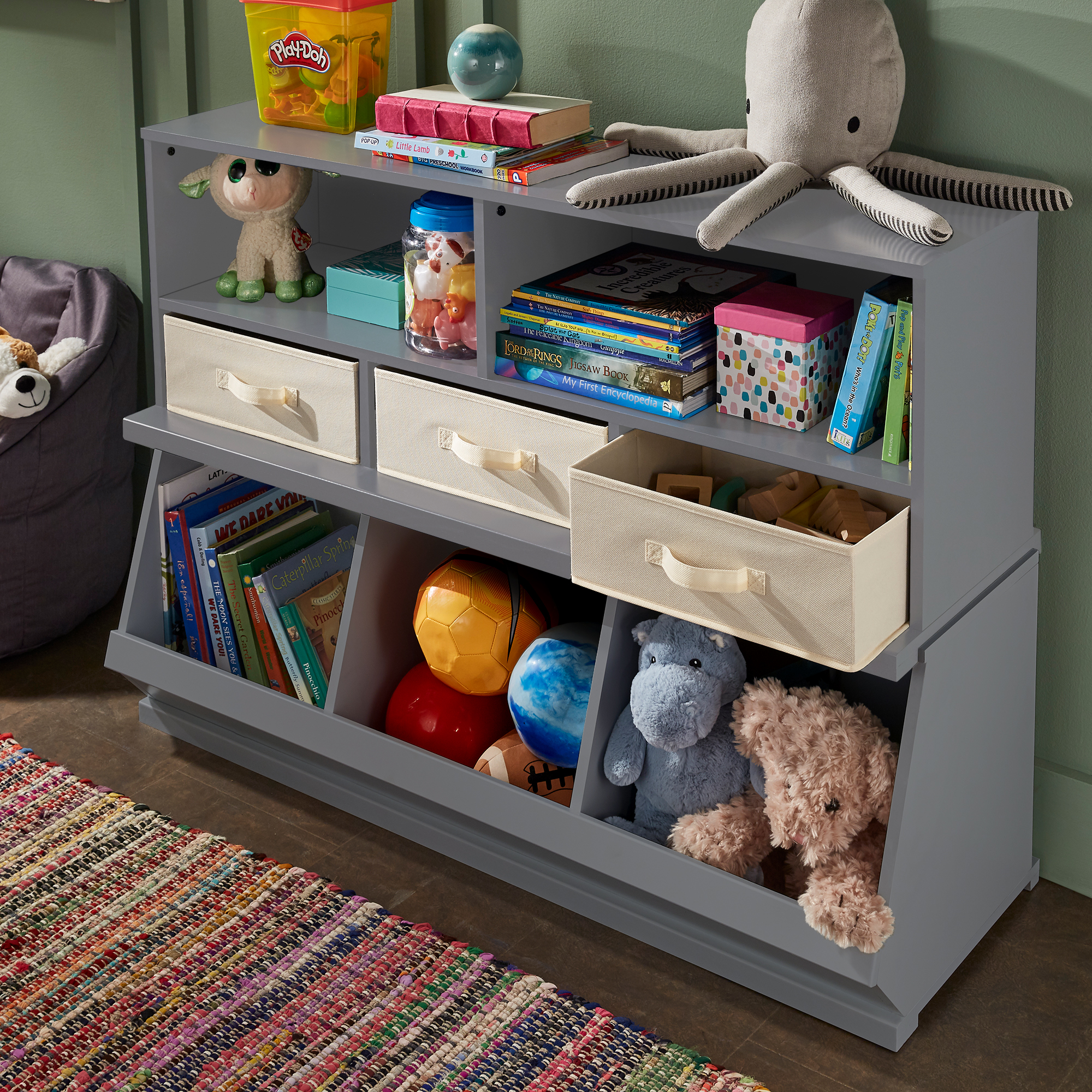Modular Stacking Storage Bins