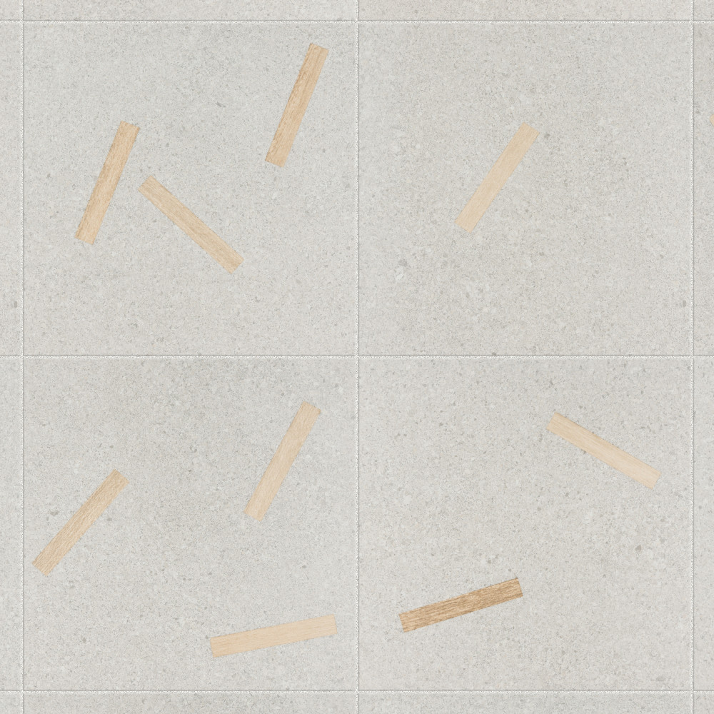 Komi Maolan Beige 7.88x7.88 Square Porcelain Floor and Wall Digital Pattern