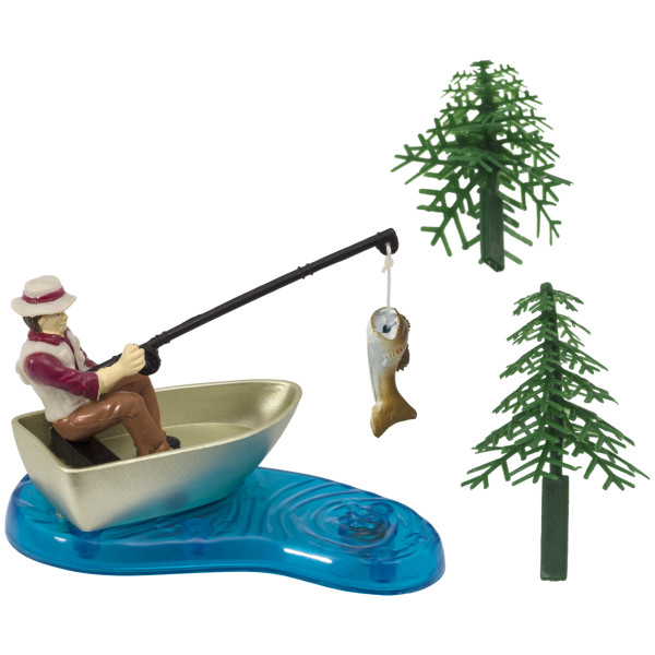 Fisherman with Action Fish DecoSet®