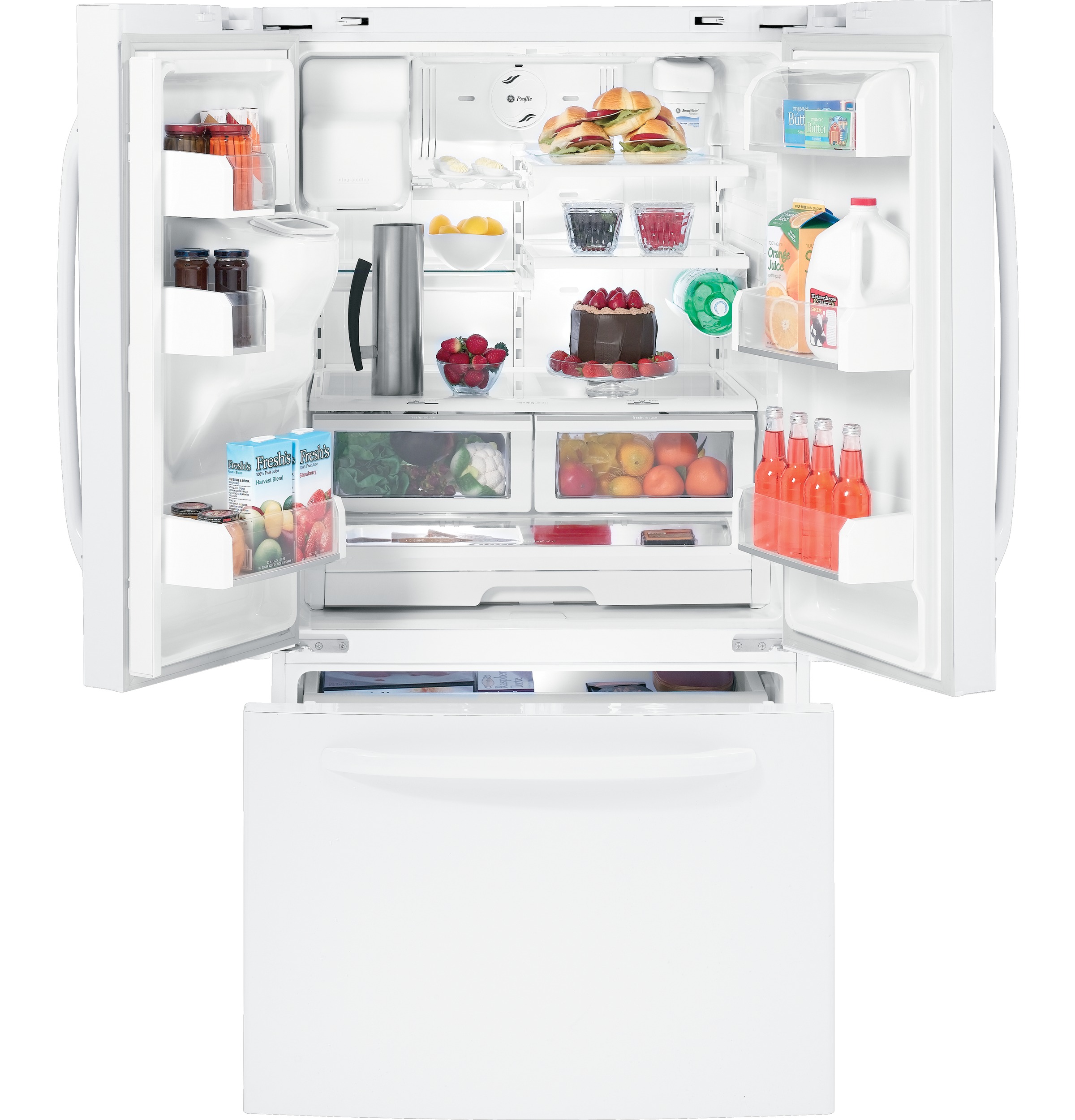 GE® ENERGY STAR® 25.9 Cu. Ft. French-Door Refrigerator with Icemaker