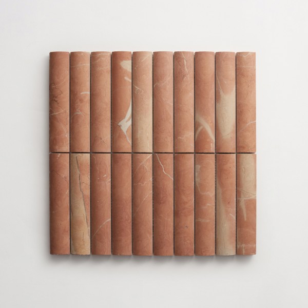 lapidary | cabochon short mosaic sheet | rojo alicante 