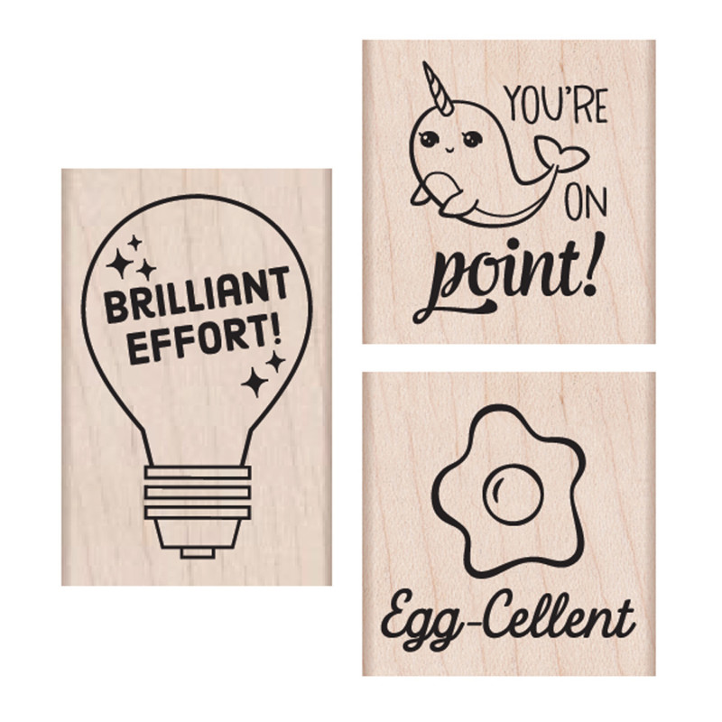 Brilliant Effort Wood Stamps Set