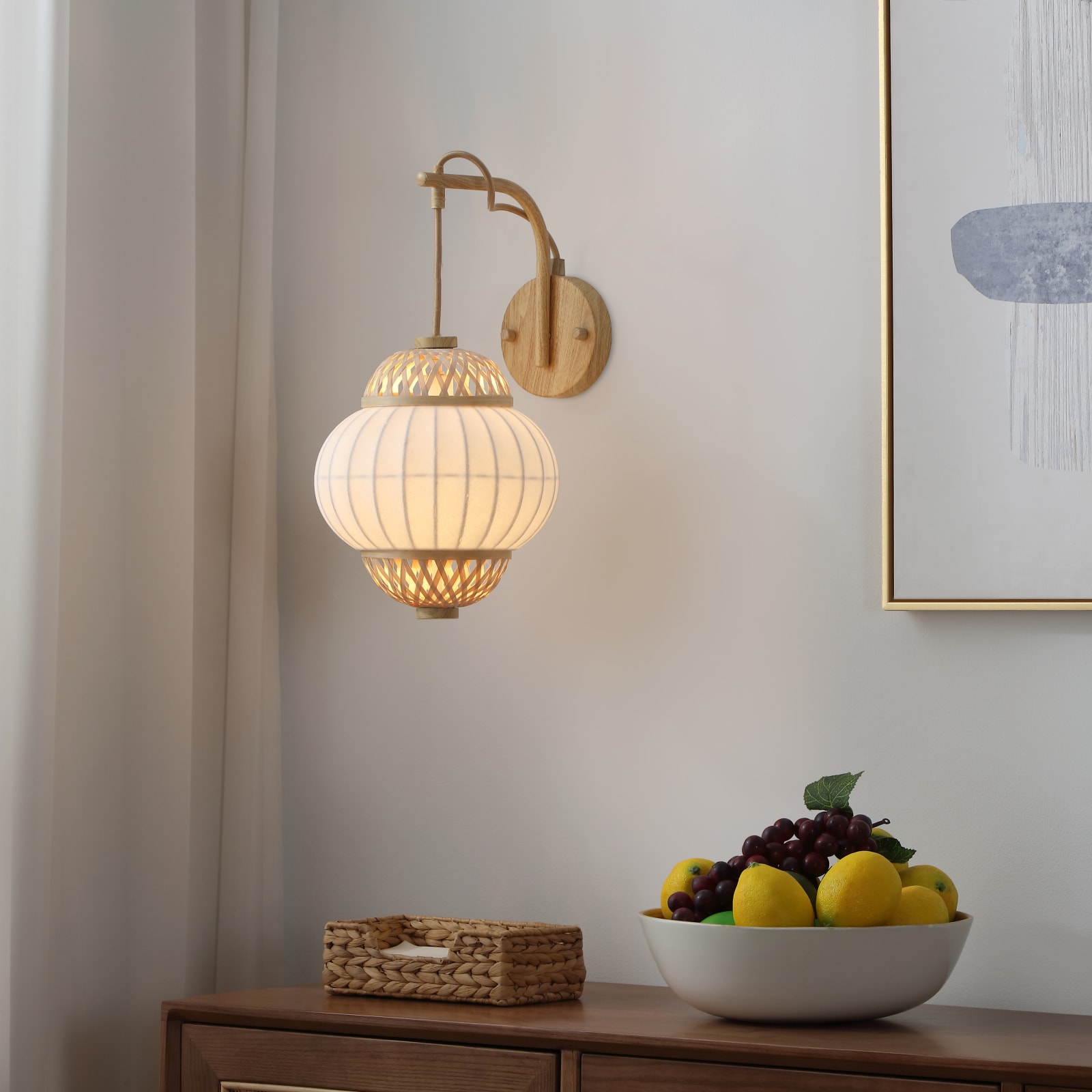 Hikari Wall Sconce — installation 1
