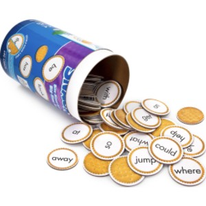 Sight Word Snacks Set 1 Cards, 90 Pieces