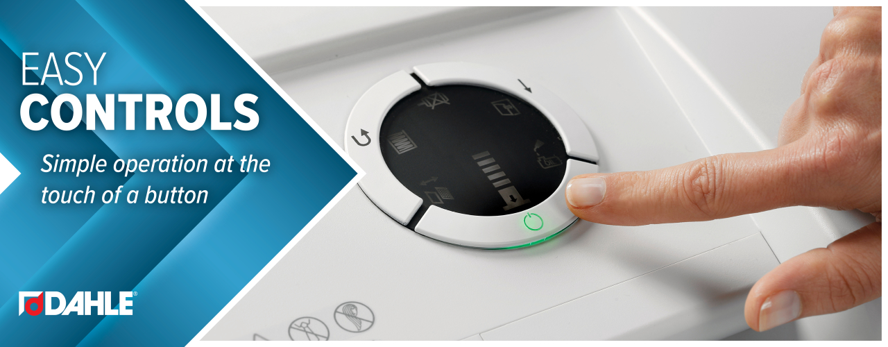 Simple operation at the touch of a button.