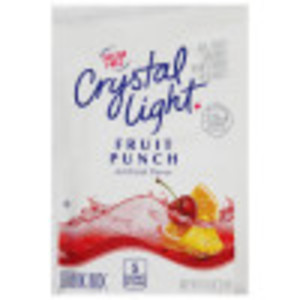 CRYSTAL LIGHT Single Serve Sugar-Free Fruit Punch Powdered Mix, 1.8 oz. Packet (Pack of 12) image
