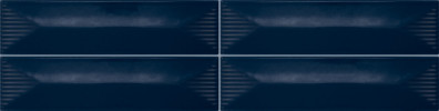 Color Story Pinstripes Navy 2×8 Wave Crest Decorative Tile Glossy