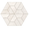 Earthenware Cirrus 9×10 Split Hex Mosaic Matte