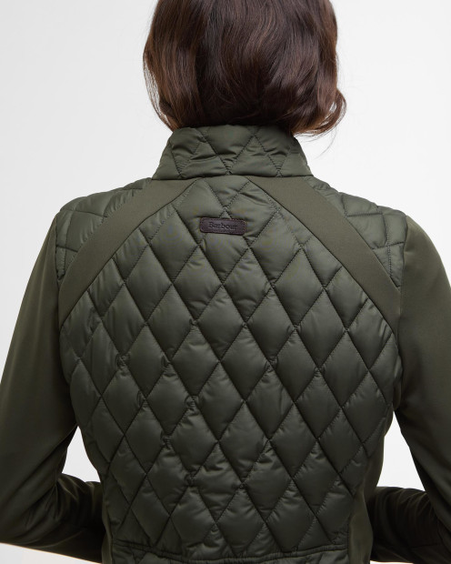 Edda Quilted Sweatshirt Olive