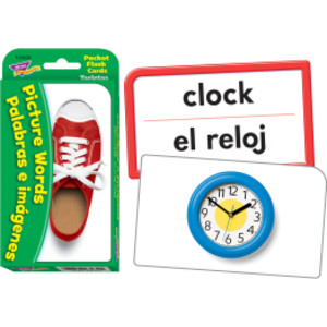 Picture Words/Palabras e imágenes (EN/SP) Pocket Flash Cards