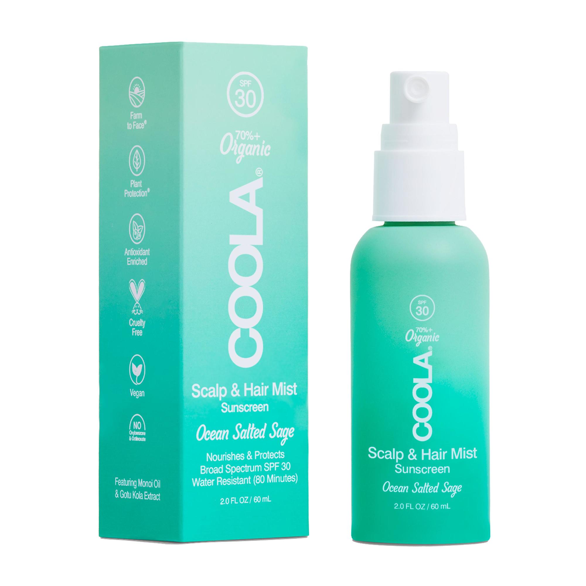 Coola® Scalp and Hair Mist Sunscreen SPF 30, 2-ounce Pump Bottle