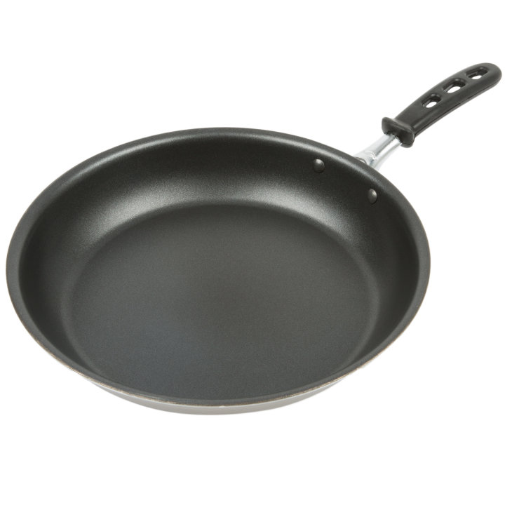 12-inch Tribute® 3-ply fry pan with CeramiGuard® II nonstick coating and TriVent silicone handle