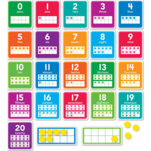 0-20 Numbers Set Bulletin Board Set