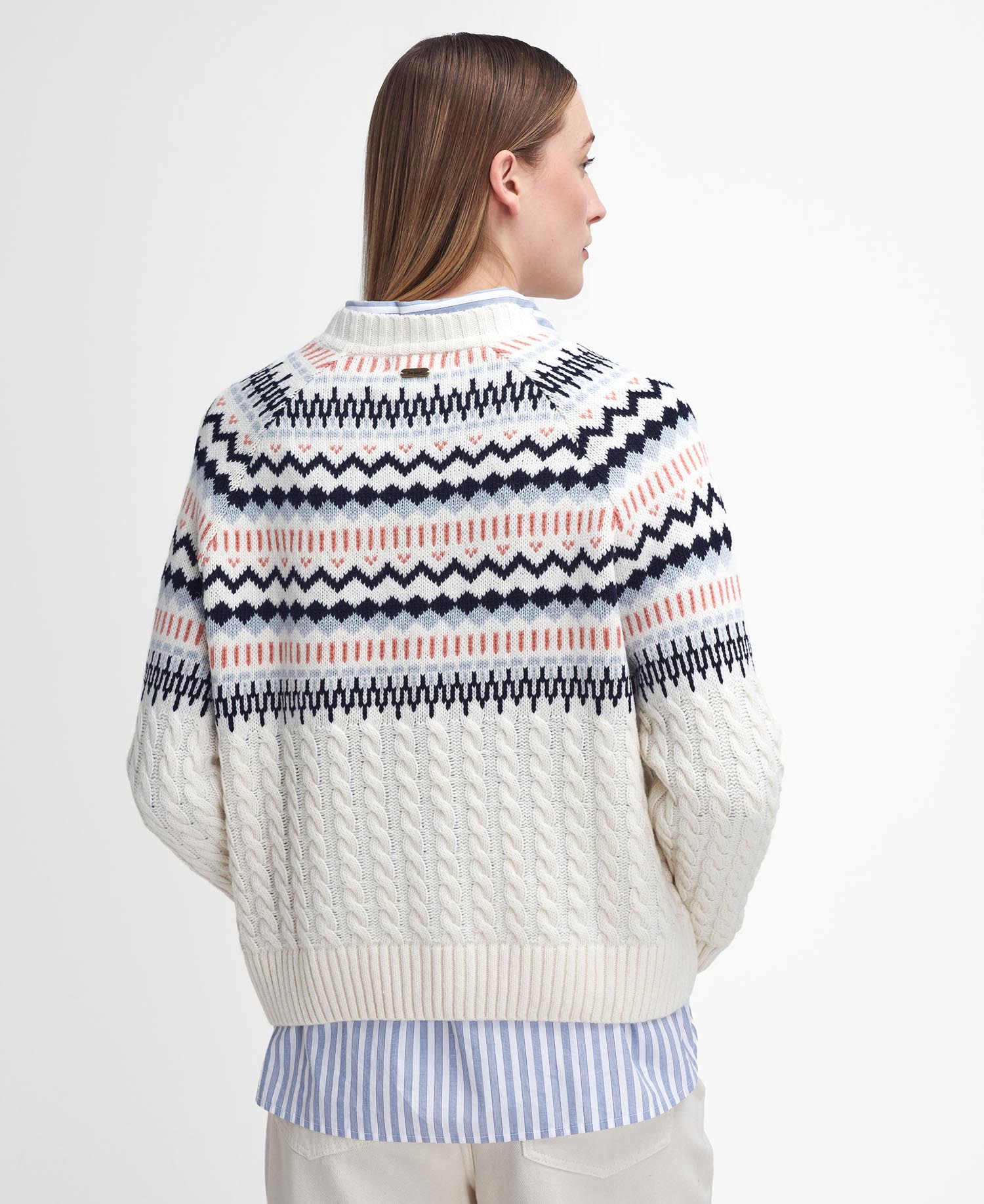 Marnie Fair Isle Crew Neck Jumper image number 2