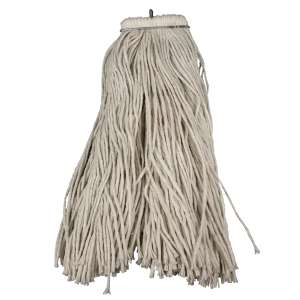 Impact, Layflat®, 24oz, Medium, Cut-End, 1" Headband, Cotton, White, Wet Mop