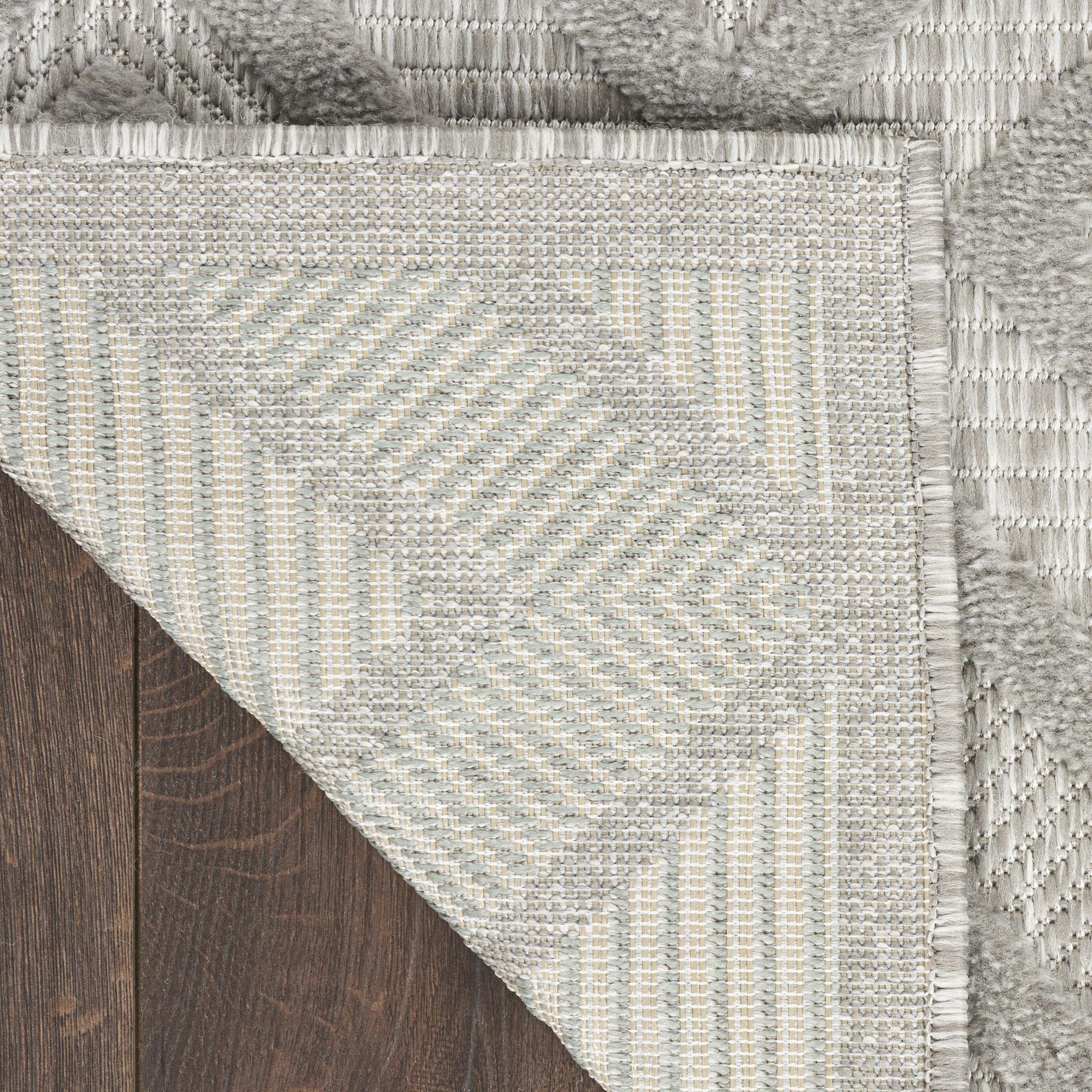 Nourison Versatile 8' x 10' Silver Grey Modern Rug