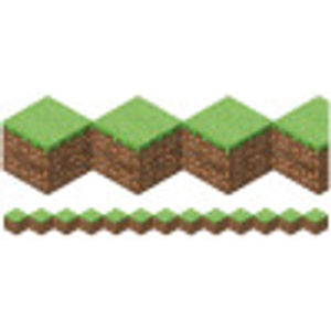 Minecraft Die-Cut Blocks Extra Wide Trim, 37 Feet