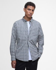 Lomond Tailored Long-Sleeved Shirt Bleached Pine Tartan