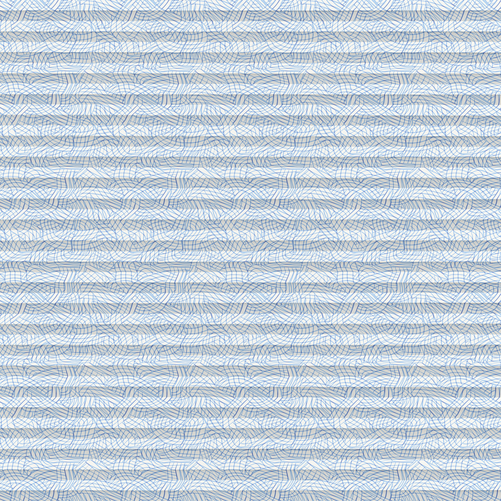 Ovie China Blue Pleated blind