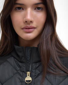 Ebony Quilted Sweatshirt Black