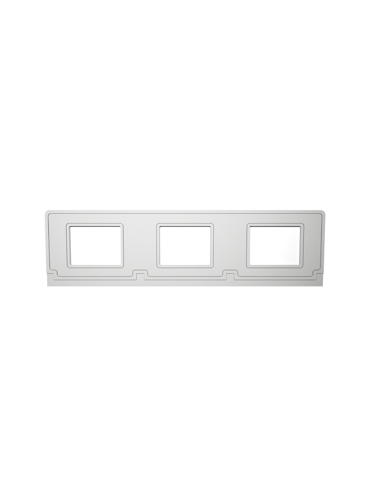 VISION – Triple – Sign Frame – White