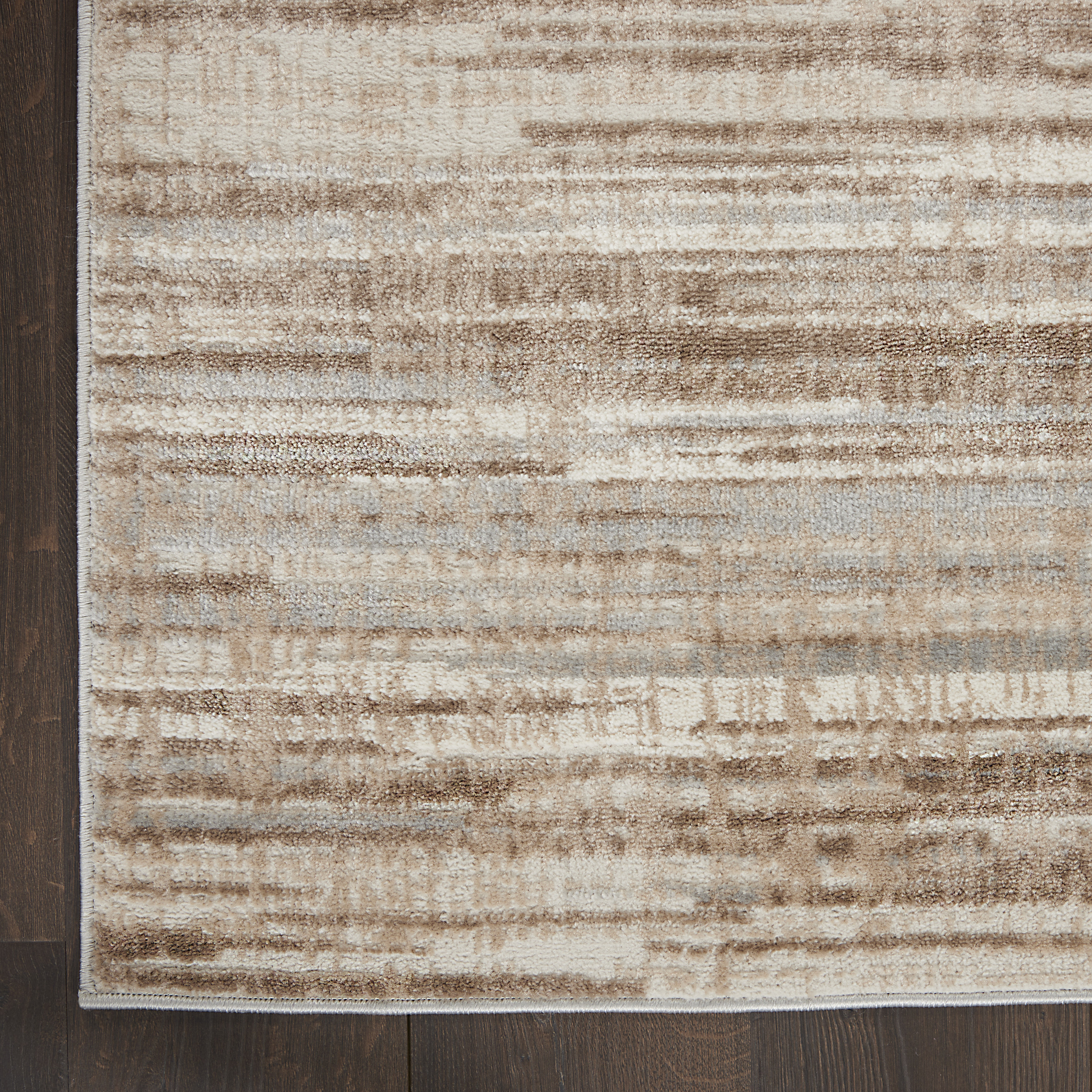 Nourison Elation 2' x 3' Ivory Grey Modern Indoor Rug