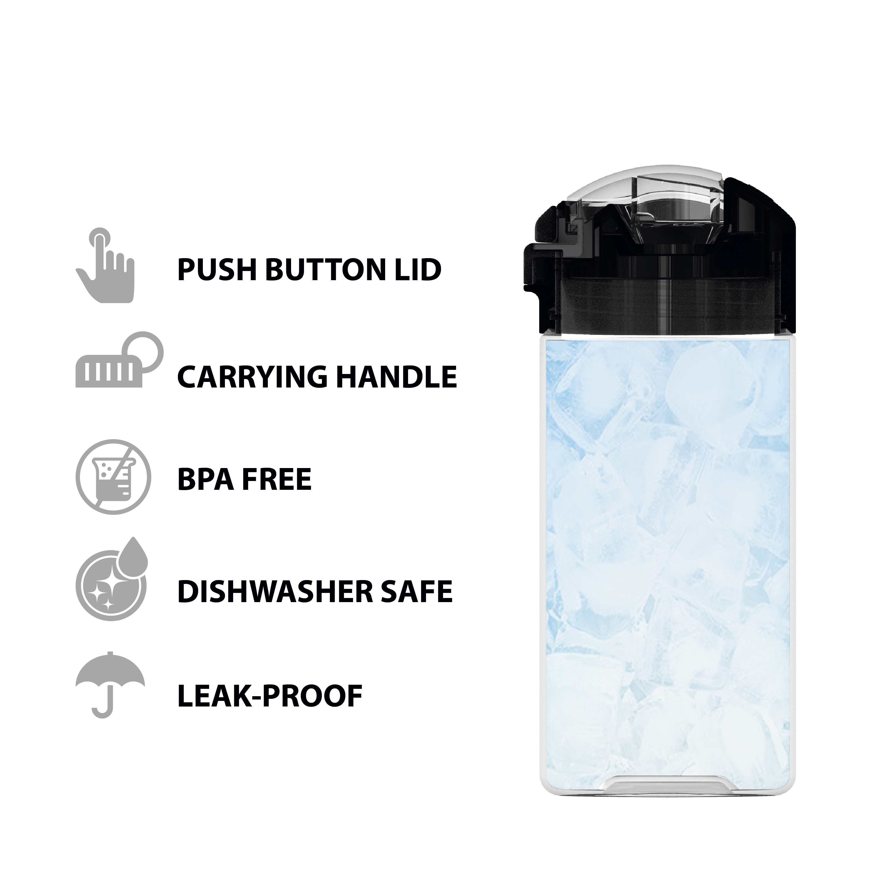 Genesis 18 ounce Water Bottles, Unicorn, 2-piece set slideshow image 6 Genesis 18 ounce Water Bottles, Unicorn, 2-piece set slideshow image 6
