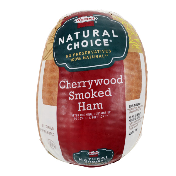 NATURAL CHOICE(r) Cherrywood Smoked Ham, 2pc . C1CB - Front Center Inner Pack (Hi Res)