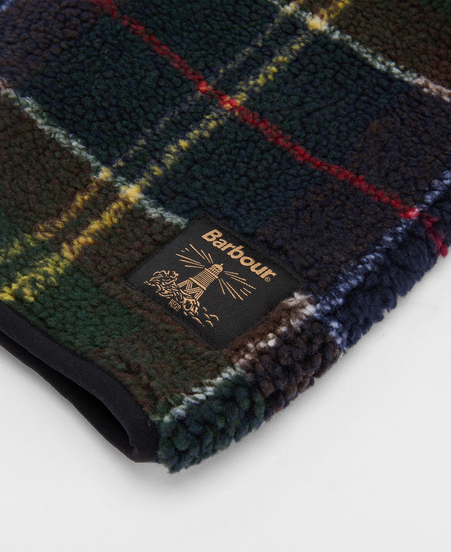 Scaldacollo in pile e tartan Field image number 2