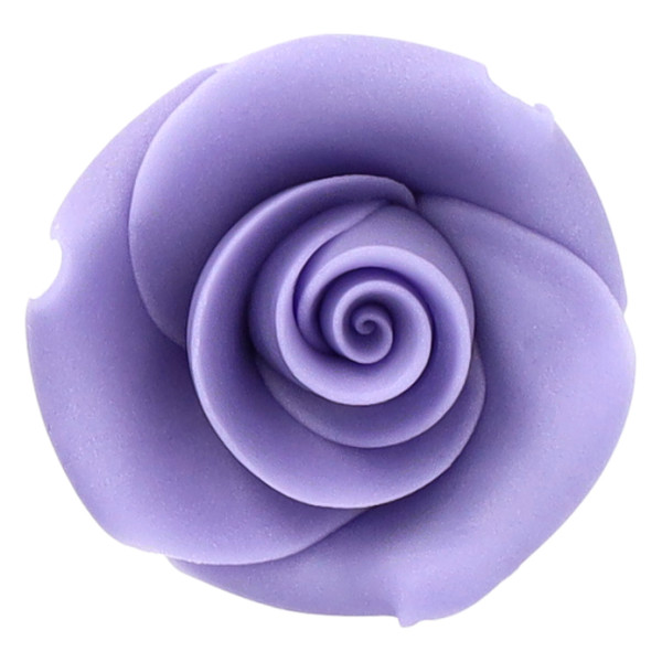 Lavender 1.5" Rose SugarSoft® Premium Edible Decorations