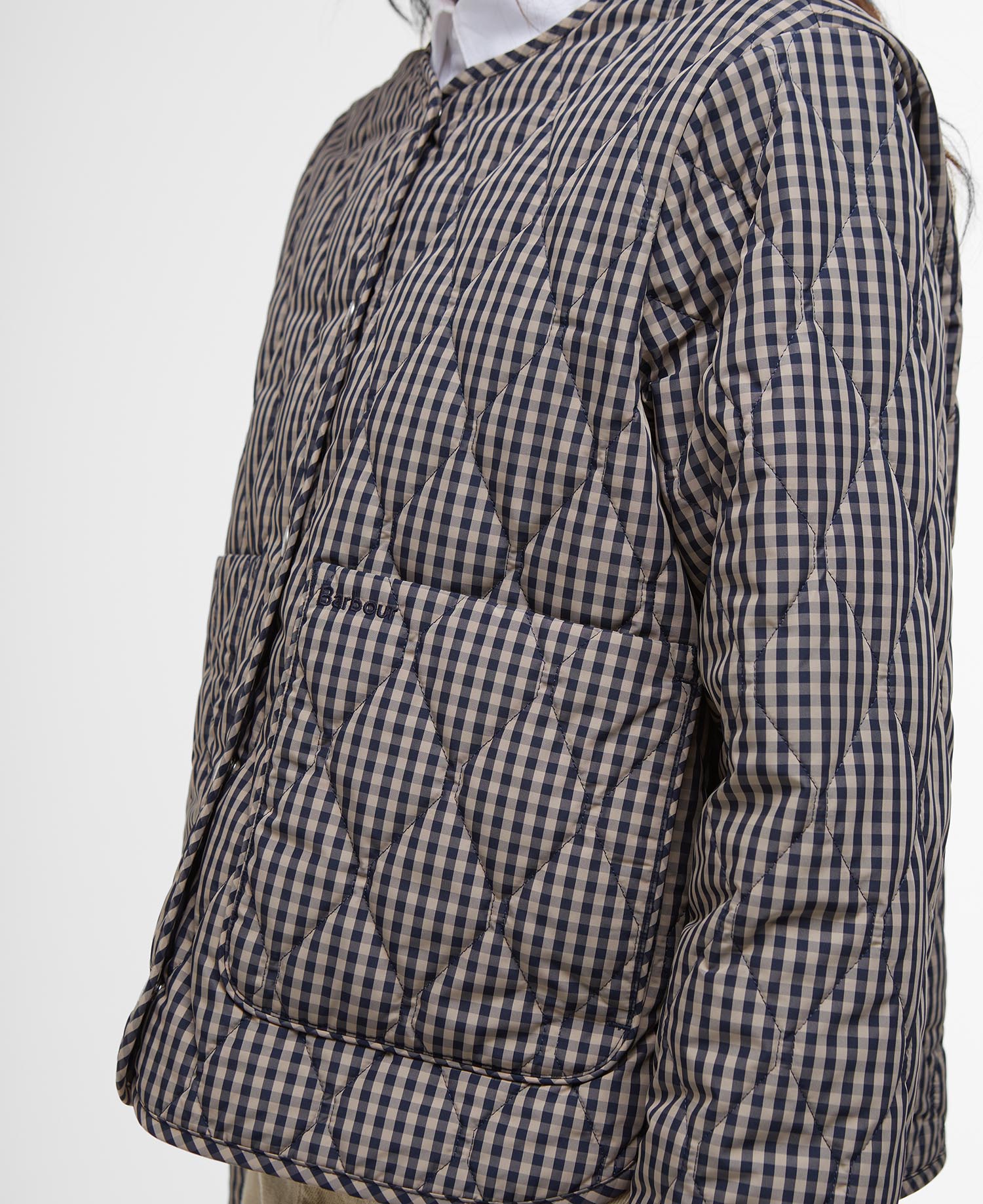 Check Monroe Quilted Jacket image number 5