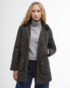 Bower Waxed Jacket Olive-Classic
