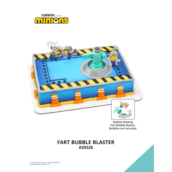 Minions Fart Bubble Blaster The Magic of Cakes® Icing Only Page