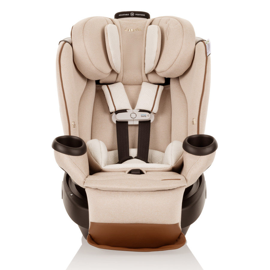 Revolve360 Extend All-in-One Rotational Car Seat with Green & Gentle Fabric