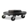 Rubbermaid Commercial, BRUTE®, Black, Receptacle Dolly