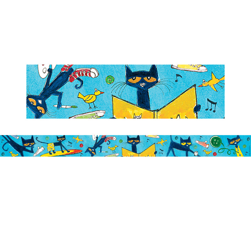 Pete the Cat® Straight Border Trim, 35 Feet