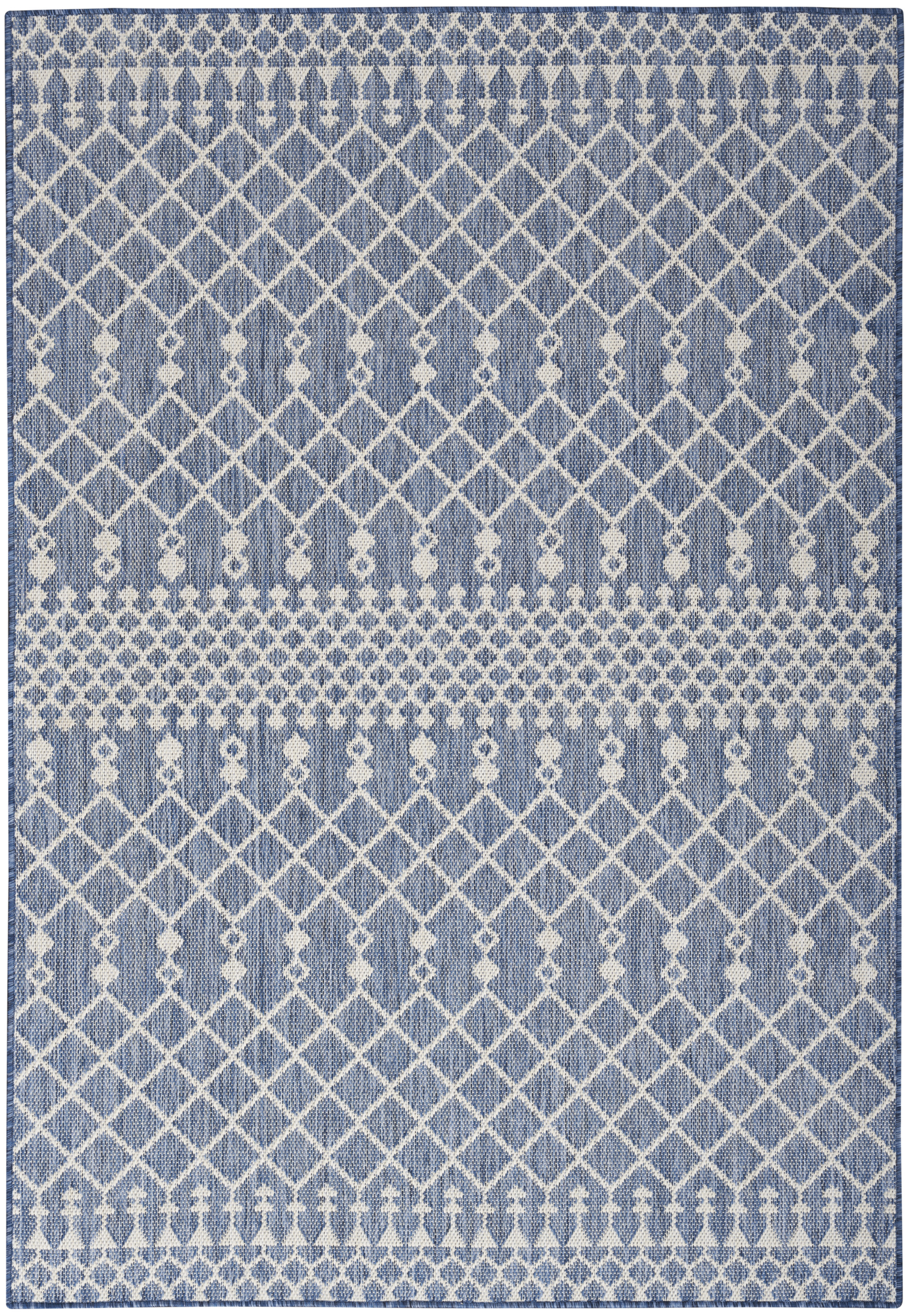 Nourison Positano 4' x 6' Navy Blue Modern Rug