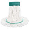 Boardwalk, Super Loop, Medium, Looped-End, 5" Headband, Synthetic, White, Wet Mop