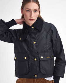 Cropped Beadnell Waxed Jacket 